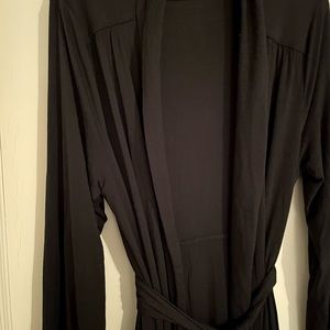 Soma. Black Bathrobe, size L/XL